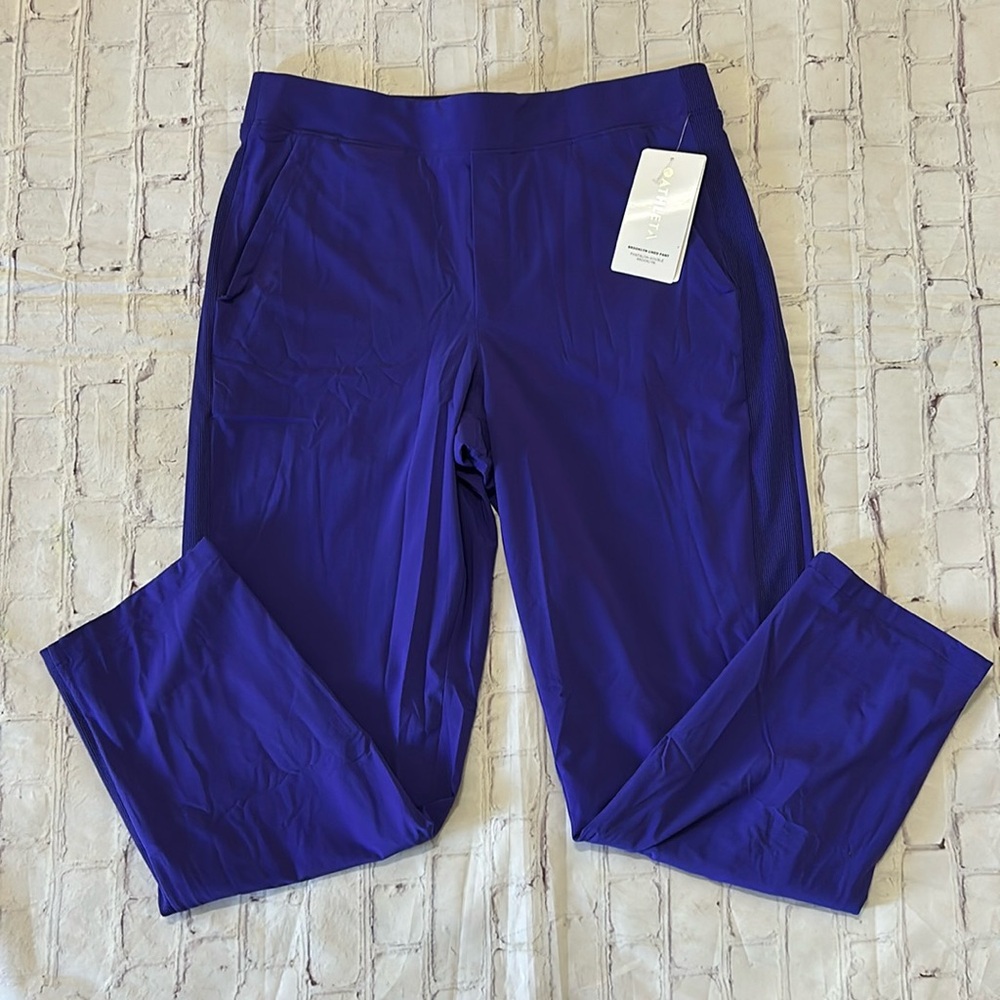 NWT Athleta Brooklyn Lined Mid-rise Pant in Noble Blue Size 12